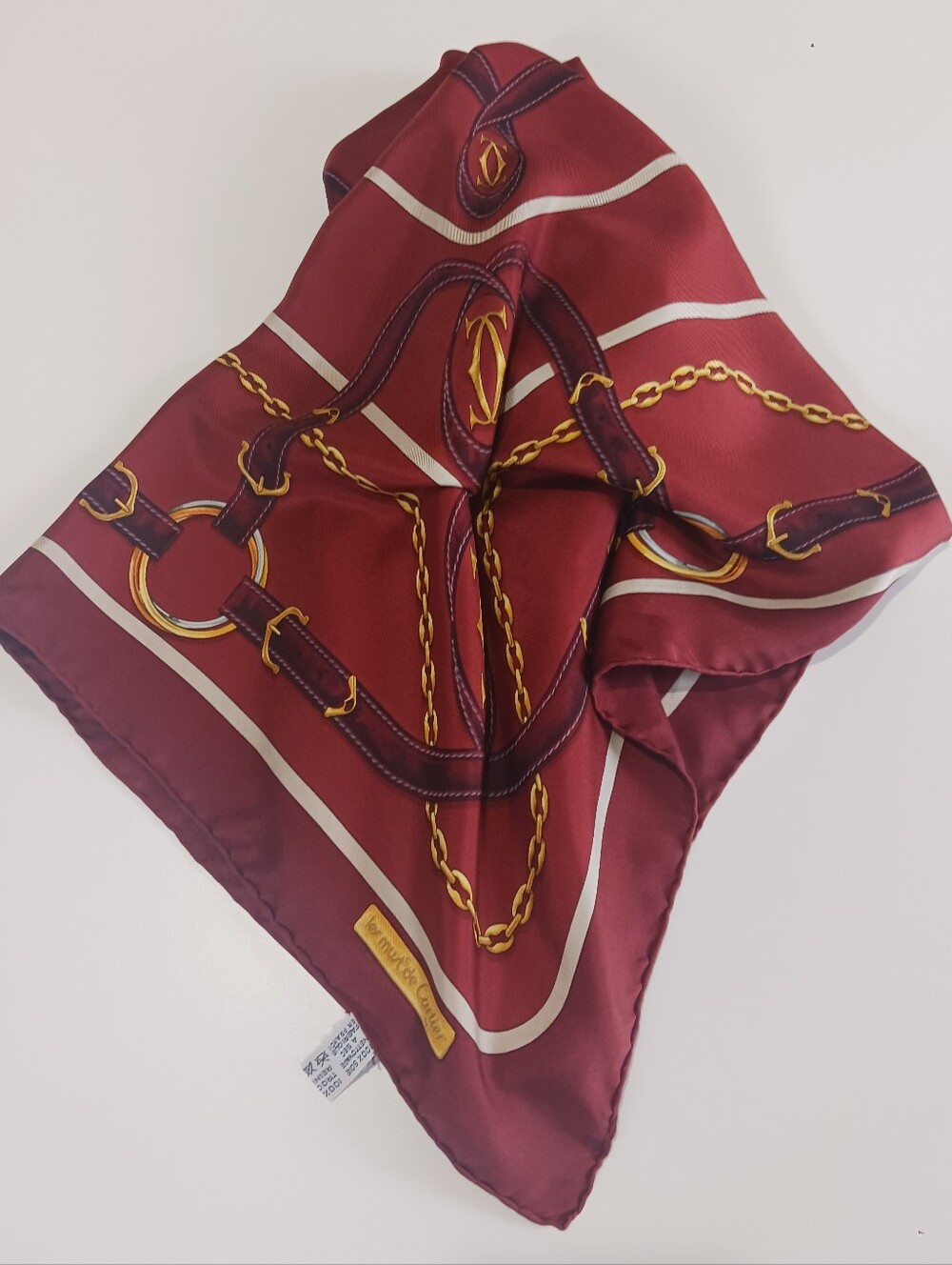 Vintage Cartier Silk Scarf
